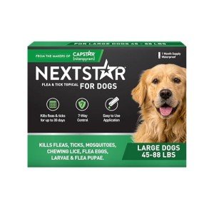NEXTSTAR Waterproof Flea and Tick Drops for Dogs