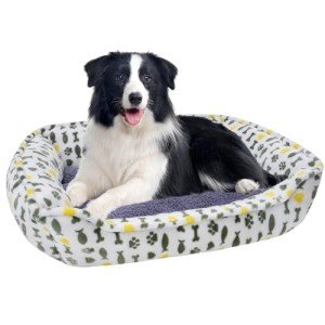 Large Anti-Anxiety Dog Sofa Bed - Washable Grey