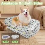Large Anti-Anxiety Dog Sofa Bed - Washable Grey