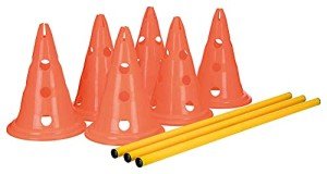 Trixie Adjustable Dog Agility Hurdle Cone Set