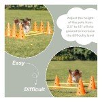 Trixie Adjustable Dog Agility Hurdle Cone Set