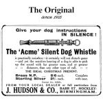ACME Adjustable Frequency Silent Dog Training Whistle
