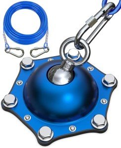 TOPKNOT Heavy Duty Dog Tie Out Cable and Stake