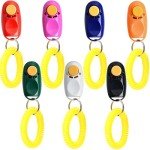 7-Piece Colorful Dog Training Clicker Set
