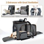 Expandable Pet Carrier Backpack for Medium Dogs