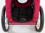 Trixie Small Dog Bike Trailer - Easy Setup, Red