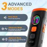 Ultrasonic Dog Bark Deterrent with LED Light