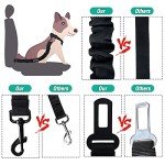Adjustable Dog Seat Belt 3-Piece Set