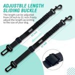 Adjustable Dog Seat Belt 3-Piece Set