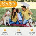 Ultrasonic Dog Bark Deterrent with LED Light