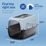 Petmate 24" Dog Crate & Cat Carrier – Blue