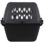 Petmate Dog Kennel 24" - Dark Gray & Black