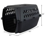 Petmate Dog Kennel 24" - Dark Gray & Black