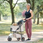 Carlson Pet Stroller with 360° Swivel Wheels