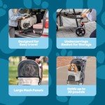 Carlson Pet Stroller with 360° Swivel Wheels