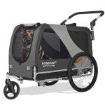 Doggyhut Premium Dog Bike Trailer & Stroller - Gray