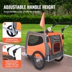 VEVOR Dog Bike Trailer and Stroller, 66 lbs Capacity