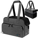 PetAmi Soft-Sided Dog Carrier Tote, Dark Gray