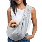 Tomkas Small Dog Sling Carrier - Grey