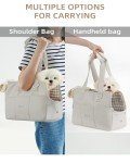 Soft-Sided Dog Carrier Bag with Large Pockets