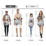 Tomkas Small Dog Sling Carrier - Grey