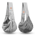 Tomkas Small Dog Sling Carrier - Grey