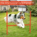 Adjustable Dog Agility Hurdle Training Kit