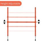 Adjustable Dog Agility Hurdle Training Kit