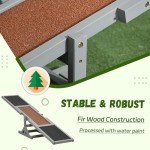 PawHut Wooden Dog Agility Seesaw for Training