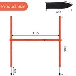 Adjustable Dog Agility Hurdle Training Kit
