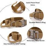 Tactical Adjustable Dog Collar with Control Handle