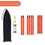 Adjustable Dog Agility Hurdle Training Kit