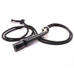 Dog Training Whistle with Lanyard – Black