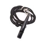 Dog Training Whistle with Lanyard – Black