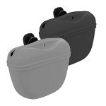 Dog Treat Training Pouch Set - Grey & Black