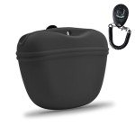 Portable Silicone Dog Treat Pouch with Clicker