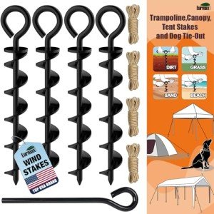Eurmax Canopy Tent Dog Tie Out Stakes Set