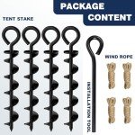 Eurmax Canopy Tent Dog Tie Out Stakes Set