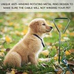 Reflective Tie Out Cable for Medium to Large Dogs