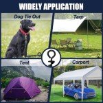 Eurmax Canopy Tent Dog Tie Out Stakes Set