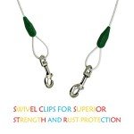 16" Spiral Stake with 15ft Reflective Cable for Dogs