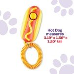 Hot Dog Training Clicker - Dog Behavior Aid