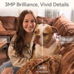 BoyKeep 2K Indoor Pet Camera with Night Vision