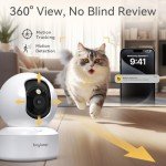 BoyKeep 2K Indoor Pet Camera with Night Vision