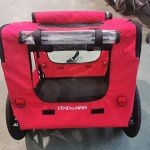 HomVent Folding Dog Bike Trailer with 16" Wheels