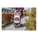 Trixie Pink Foldable Pet Stroller for Dogs & Cats