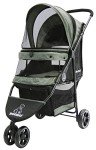 ROODO Lightweight 3-Wheel Pet Stroller for Dogs