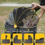 3-in-1 Folding Dog and Cat Stroller