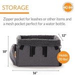 K&H Dog Bike Basket with Safety Leashes