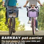 Expandable Soft-Sided Dog Bike Basket Carrier